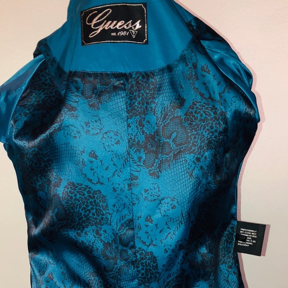 Guess teal trench coat - Picture 5 of 5